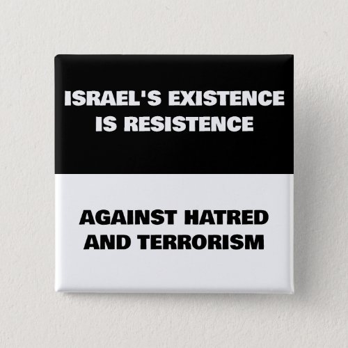 ISRAELS RESISTENCE AGAINST TERRORISM  button