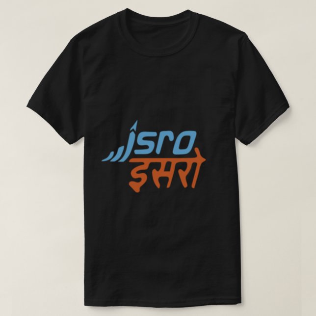 ISRO Indian Space Research Organization  T-Shirt (Design Front)