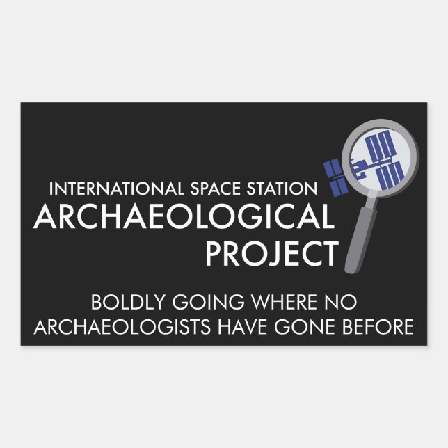 ISS Archaeological Project sticker (Front)