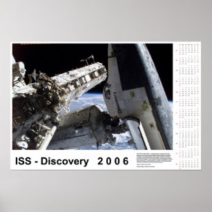 ISS-Discovery 2006 Calendar Poster