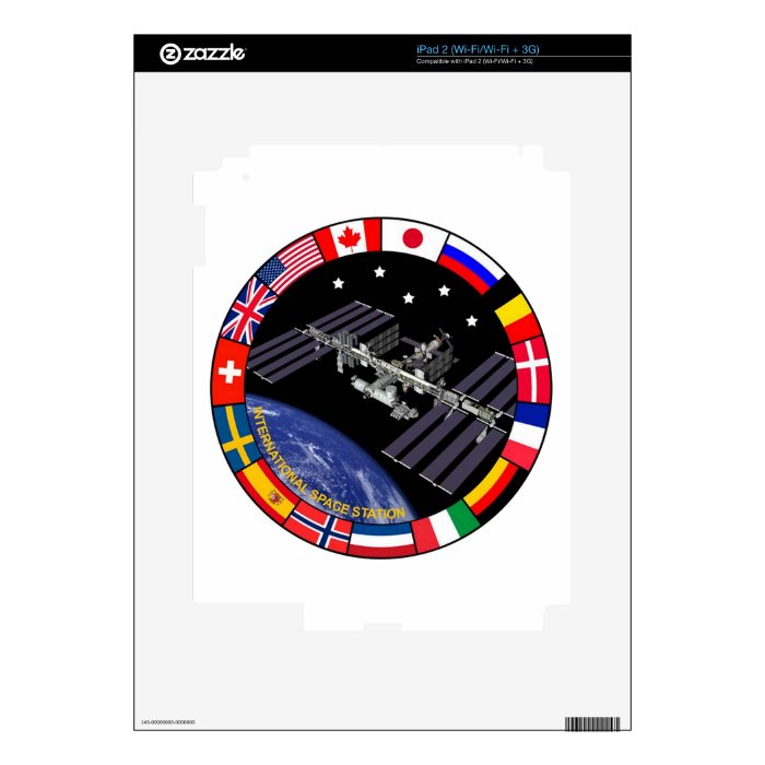 ISS Members Composite Logo Decal For The iPad 2