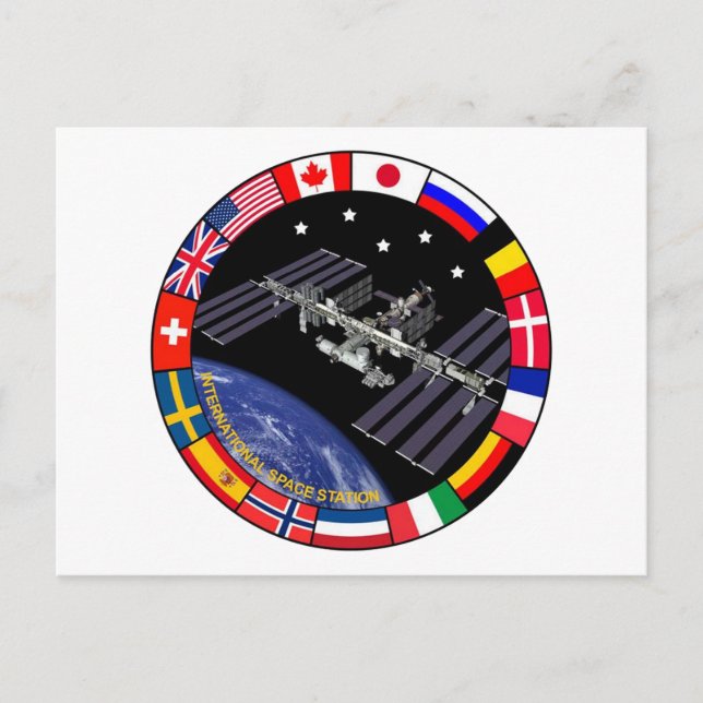 ISS Members Composite Logo Postcard (Front)