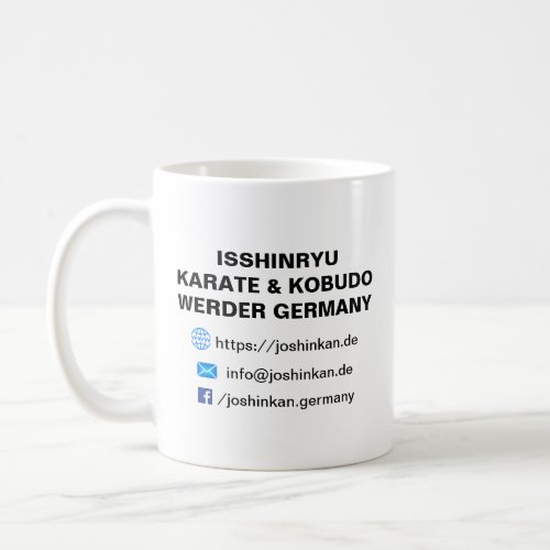Isshinryu Karate Joshinkan Germany Tasse IR Coffee Mug
