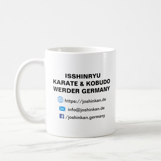 Isshinryu Karate, Joshinkan, Germany, Tasse IR Coffee Mug (Left)