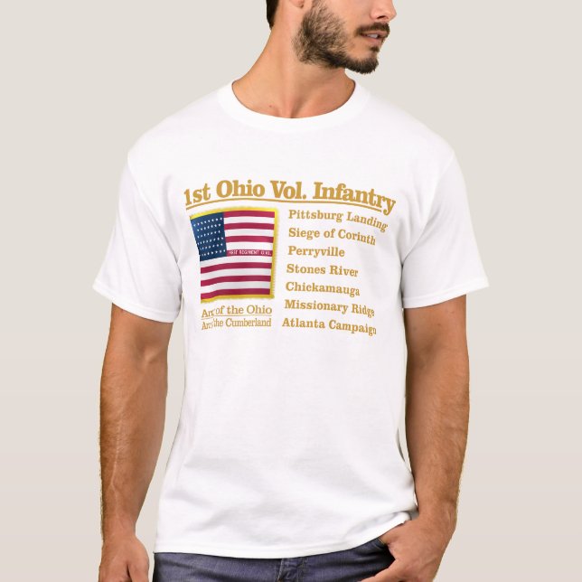 Ist Ohio Volunteer Infantry (BH) T-Shirt (Front)
