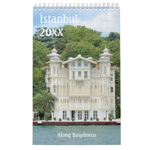 Istanbul along Bosphorus 2021 Calendar