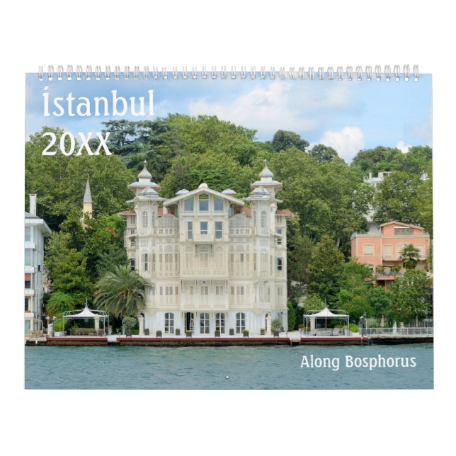 Istanbul along Bosphorus 2021 Calendar (Cover)