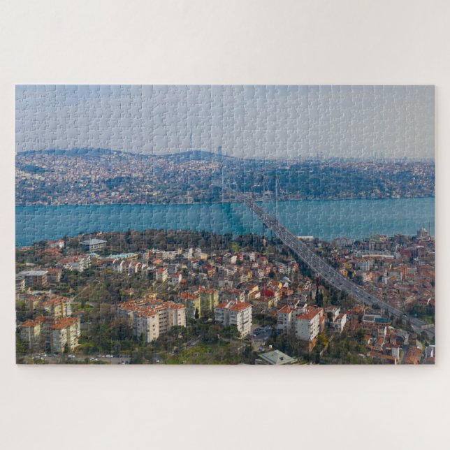 Istanbul and Bosphorus Jigsaw Puzzle (Horizontal)
