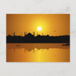 Istanbul And Sunset Postcard at Zazzle