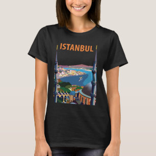 Istanbul Blue Mosque Skyline Travel T-Shirt