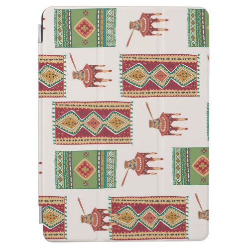 Istanbul Carpets Coffee Vintage Pattern iPad Air Cover