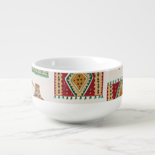 Istanbul Carpets Coffee Vintage Pattern Soup Mug