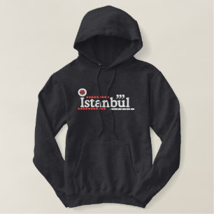 Istanbul City Embroidered Hoodie
