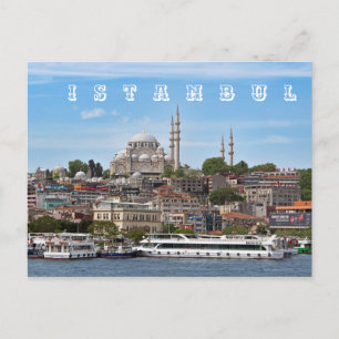Istanbul. Cityscape. Postcard