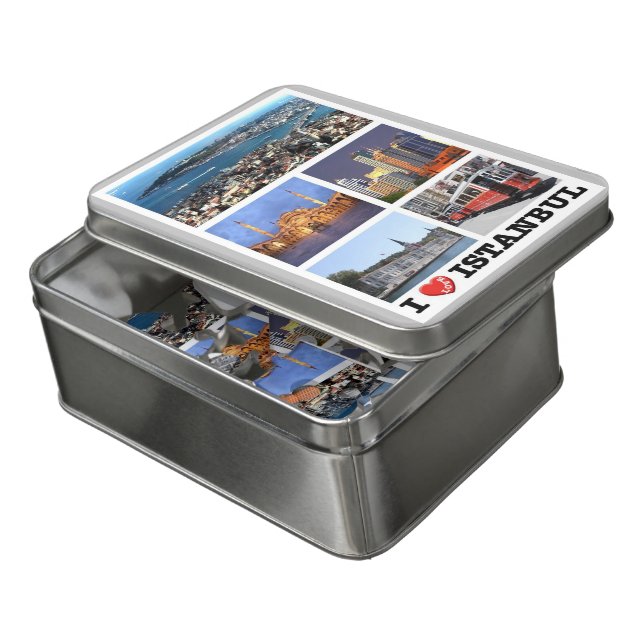 Istanbul - I Love - Turkey - Jigsaw Puzzle (Lid Open)