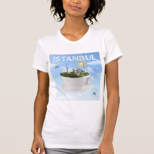 Istanbul in a Teacup - Skyline - Turkish Gift T-Shirt