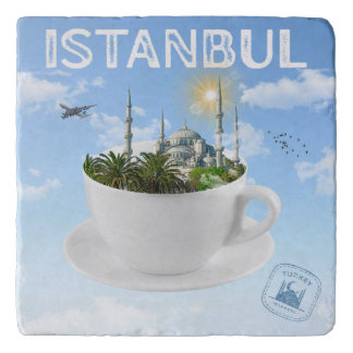 Istanbul in a Teacup - Skyline - Turkish Gift Trivet