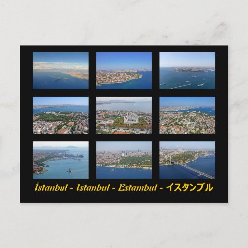 İstanbul _ Istanbul _ Estambul _ イスタンブル Postcard