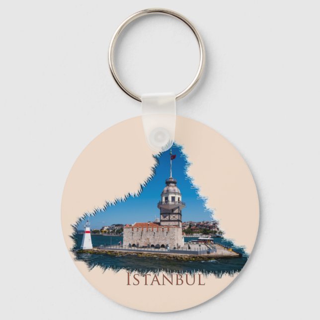 Istanbul: Maiden's Tower Keychain (Front)