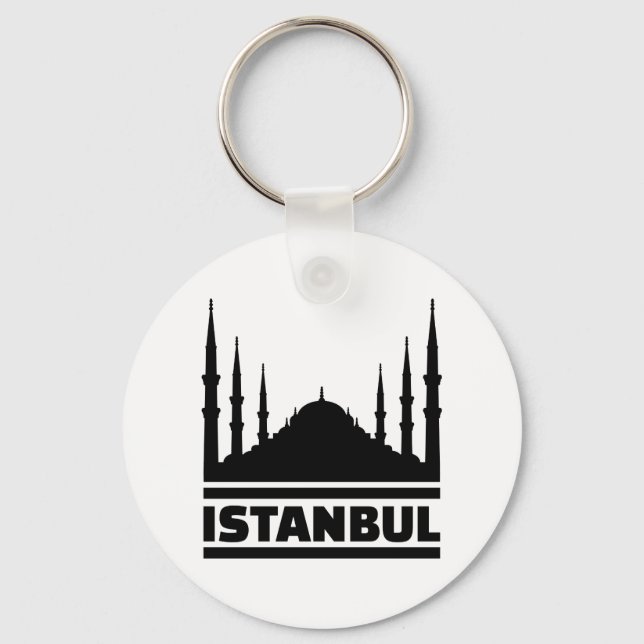 Istanbul Mosque Keychain (Front)
