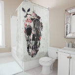 Istanbul Skull Shower Curtain at Zazzle