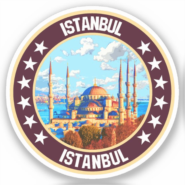Istanbul                                           sticker (Front)