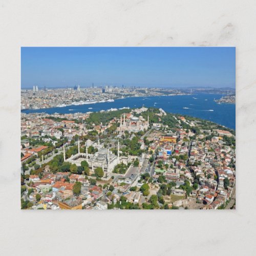 Istanbul _ Sultanahmet Aerial view Postcard