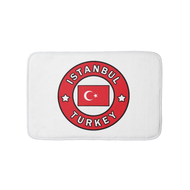 Istanbul Turkey Bath Mat (Front)