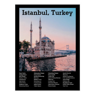 Istanbul, Turkey : Custom Template Poster