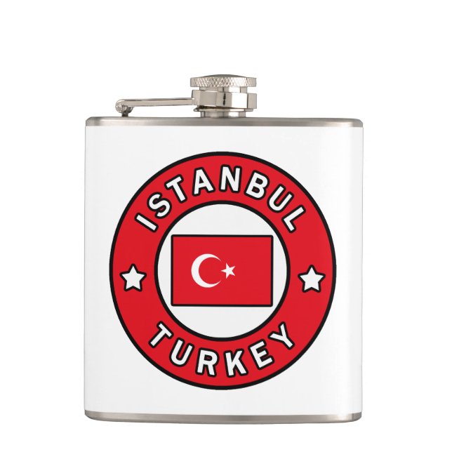 Istanbul Turkey Flask (Front)