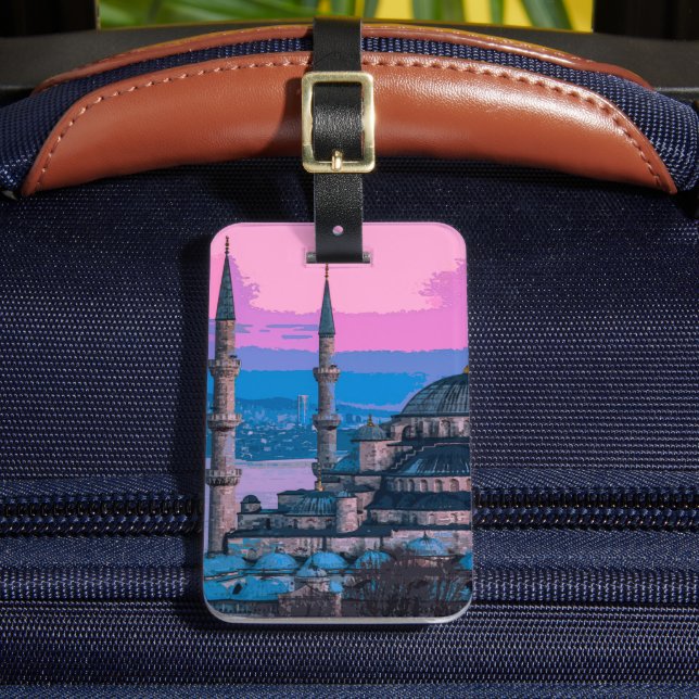 Istanbul Turkey Hagia Sophia Architecture Luggage Tag (Front Insitu 2)