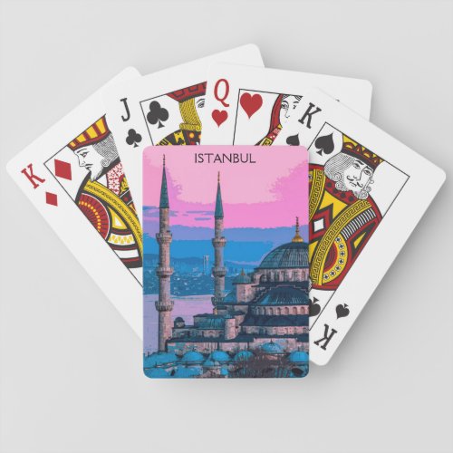 Istanbul Turkey Hagia Sophia Architecture Poker Cards