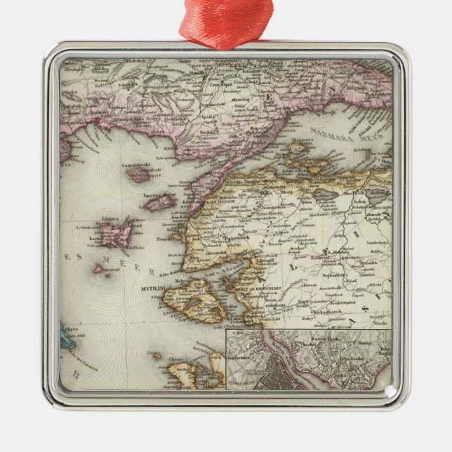 Istanbul, Turkey Metal Ornament (Front)