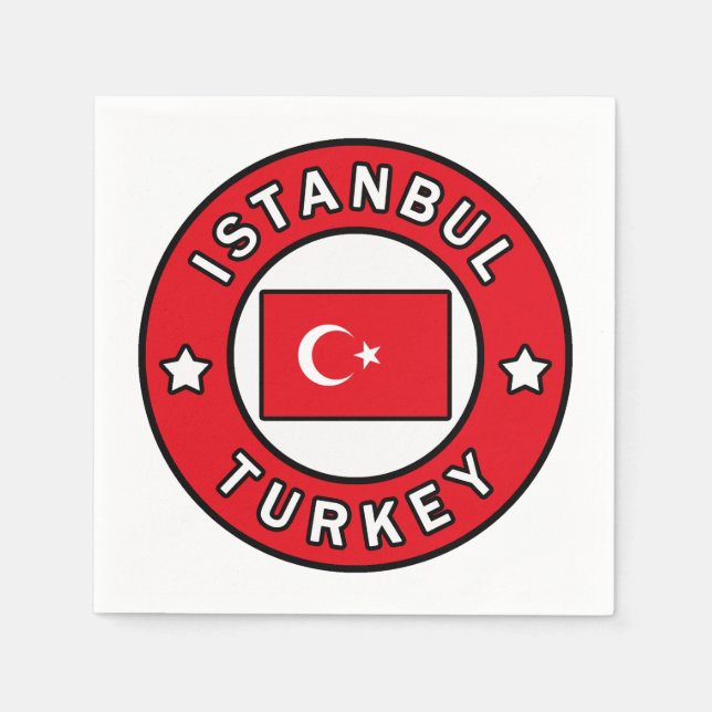Istanbul Turkey Napkins (Front)