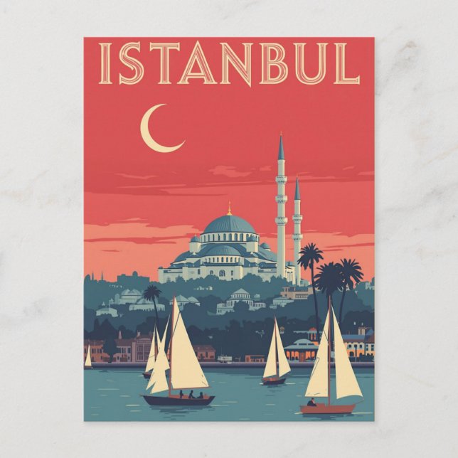Istanbul, Turkey Postcard (Front)