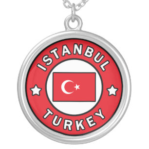 Istanbul Turkey Silver Plated Necklace