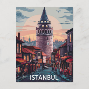 Istanbul Turkey Street Postcard