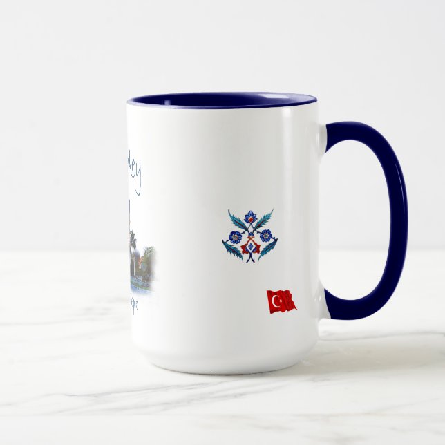 Istanbul, Turkey - Sultan Ahmet Mosque Mug (Right)