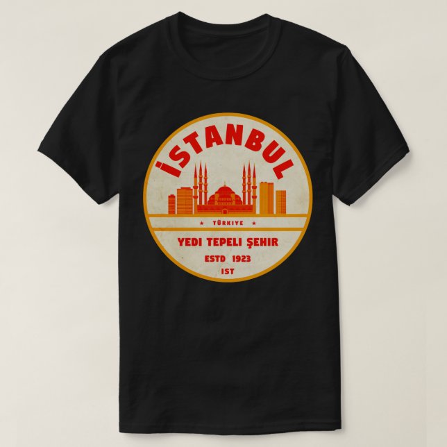 Istanbul Turkey T-Shirt (Design Front)