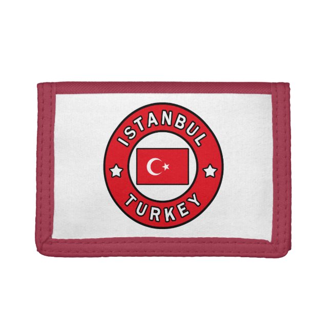 Istanbul Turkey Trifold Wallet (Front)