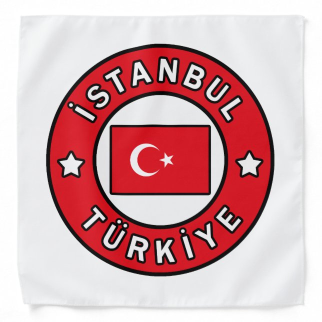 İstanbul Türkiye Bandana (Front)