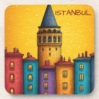 Istanbul Turkiye Beverage Coaster