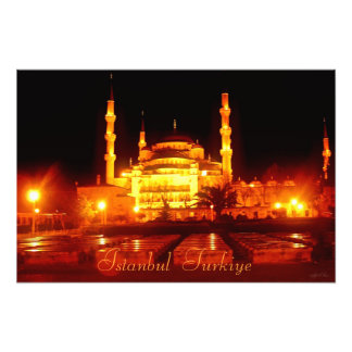 Istanbul Turkiye Mosque Photographic Print