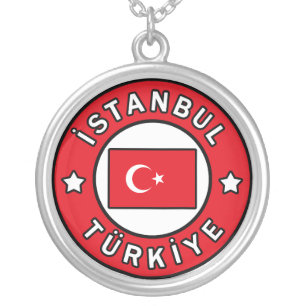 İstanbul Türkiye Silver Plated Necklace