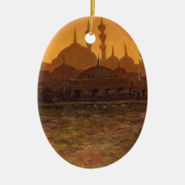 İstanbul Türkiye / Turkey Ceramic Ornament (Front)