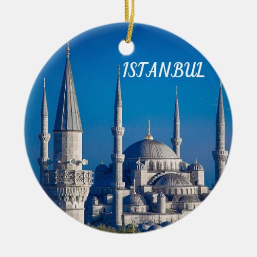 Istanbul Vacation Christmas Ornament