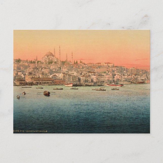 Istanbul  - view from the bridge postcard (Front)