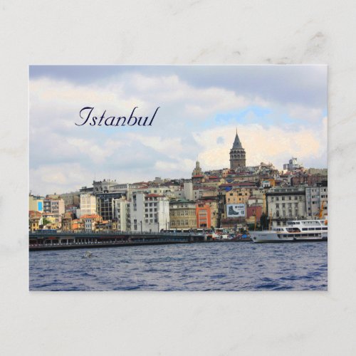 Istanbul View Postcard