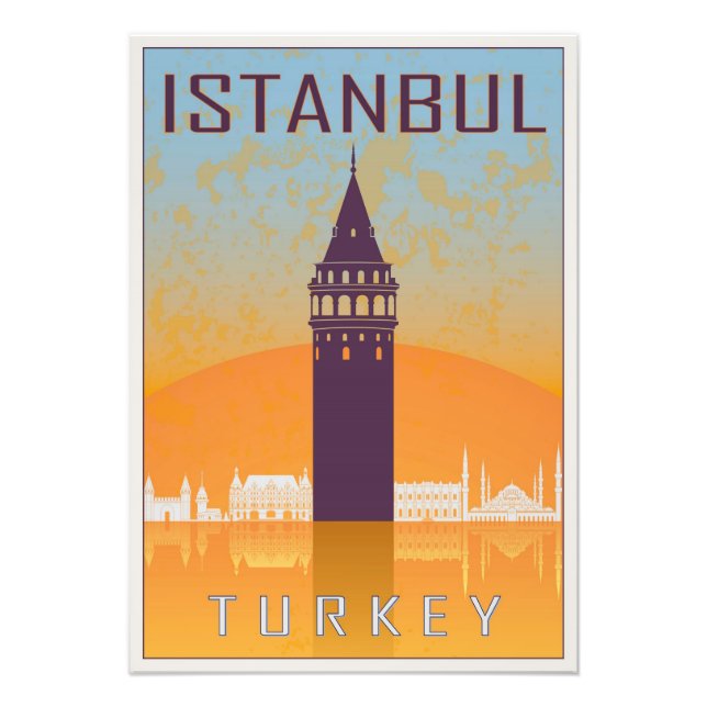 Istanbul vintage poster (Front)