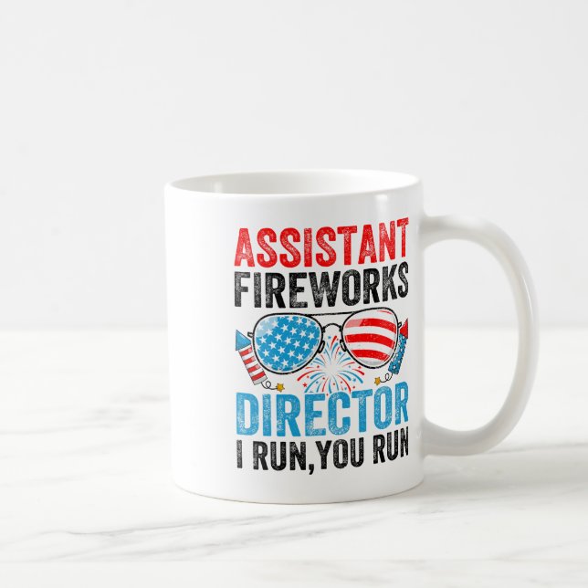 Istant Fireworks Director Funny 4th Of July Men Wo Coffee Mug (Right)